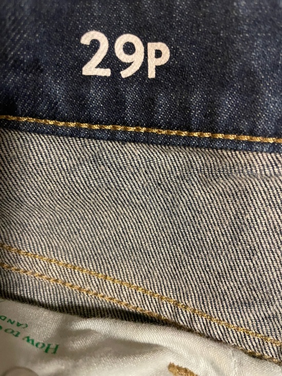 J. Crew ‘96 Denim Trouser High-Rise Wide Leg Dark Blue  Size 29P - Picture 8 of 11